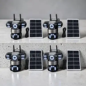 Panoramic HD 20MP Ultra HD 4G PTZ Triple Lens Solar Cameras