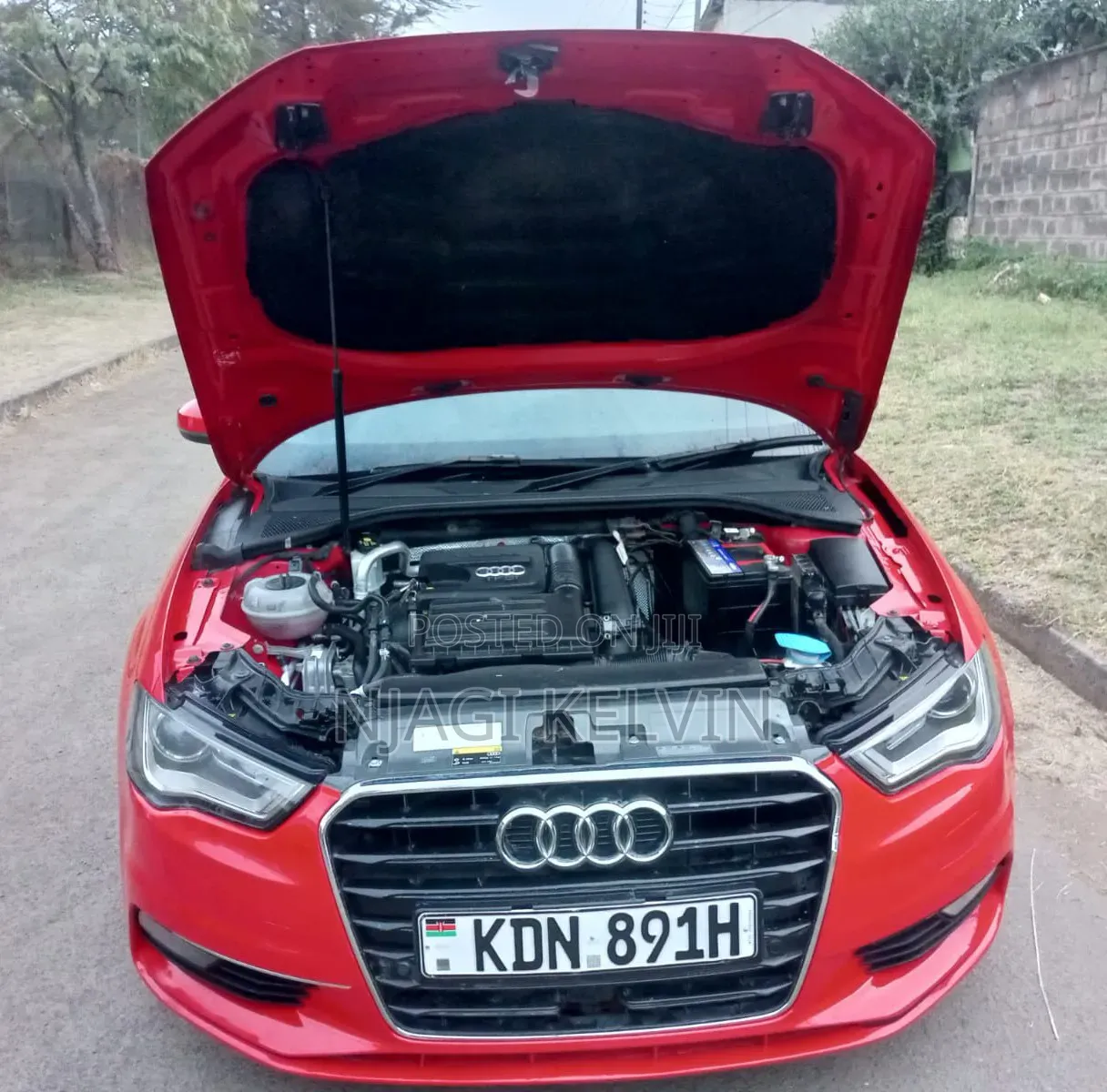 Audi A3 2017 Red