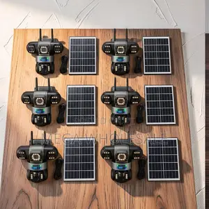 Solar Panel 20MP Ultra HD 4G PTZ Triple Lens Solar Cameras