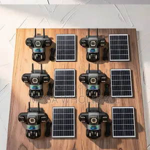 Large Battery 20MP Ultra HD 4G PTZ Triple Lens Solar Cameras