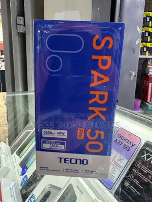 New Tecno Spark 50 Pro 256 GB Black
