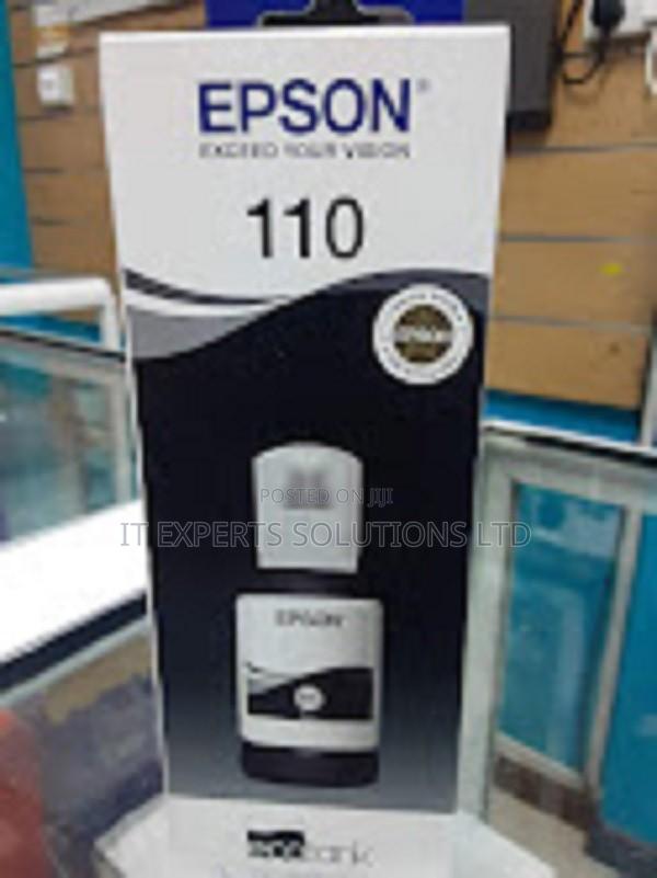 EPSON 110 Ecotank Pigment Black Ink Bottle - 120ml