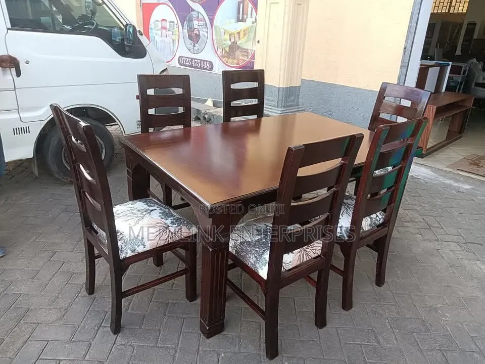 Carl Chairs 6 Seater Dinning Table Set