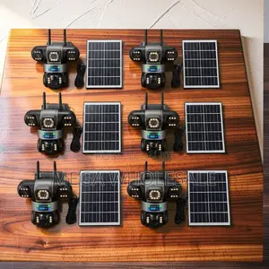 Remote Control 20MP Ultra HD 4G PTZ Triple Lens Solar Cameras