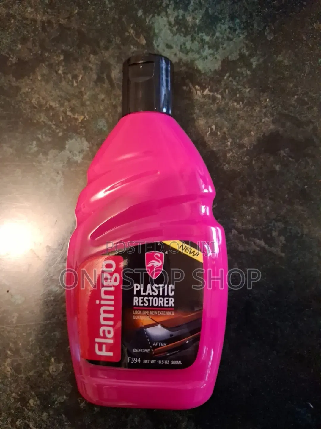 Flamingo Faded Plastic Bumper Trim Restorer 300ml Plastic Shine