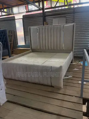 5x6 Trendy Beige Chester Bed: Pay on Delivery