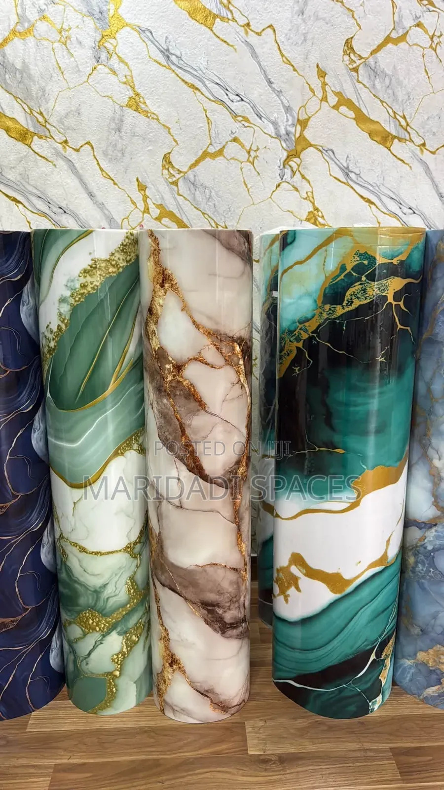 Self-Adhesive Marble Wall Sticker Roll - 60cm X 10M
