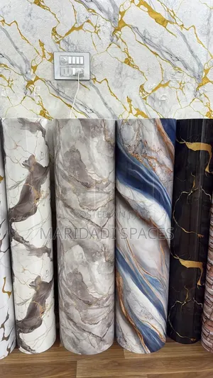 Self-Adhesive Marble Wall Sticker Roll - 60cm X 10M
