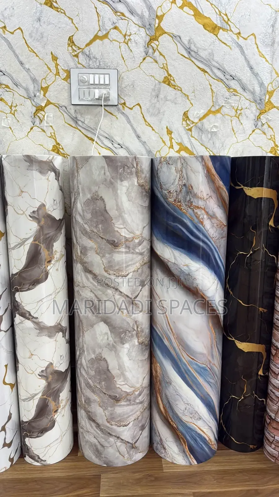 Self-Adhesive Marble Wall Sticker Roll - 60cm X 10M