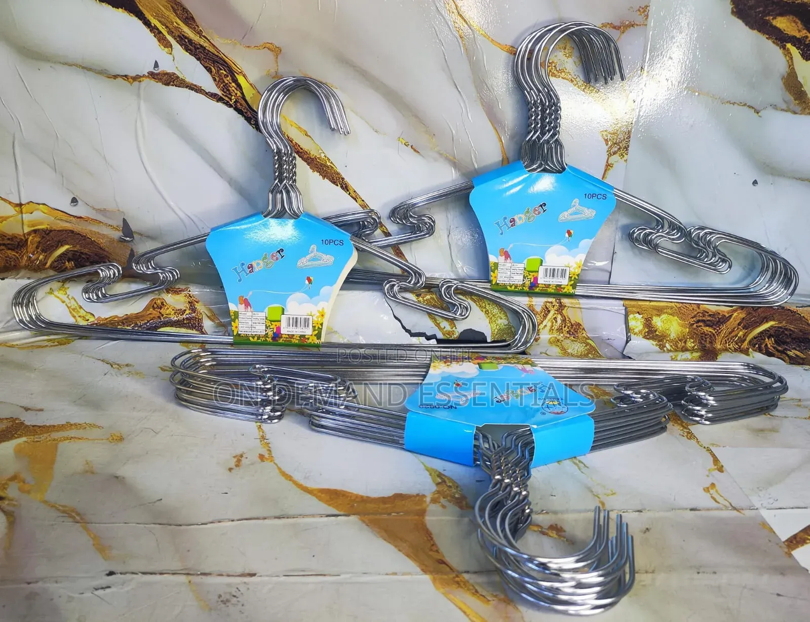 Silver Metal Hangers