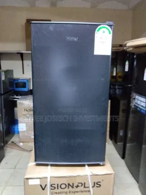 Black Haier 90 Litres Min Fridge Single Door