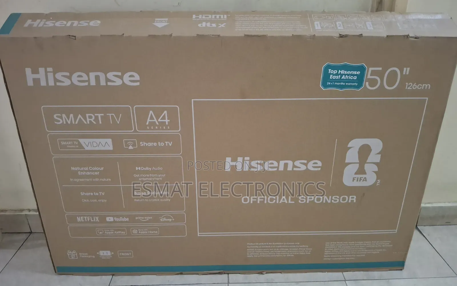 Hisense 50A4Q 50 Inch FHD Smart TV – Frameless