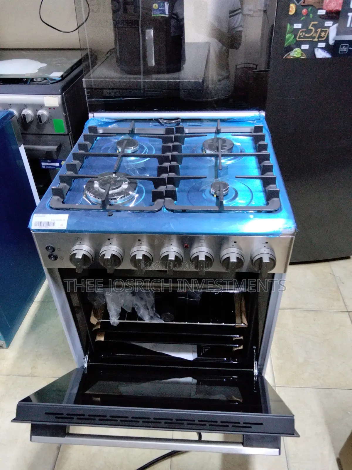 60*60 Haier 4 Burner Cooker All Gas,heavy Cast Iron Gas Leak Detection
