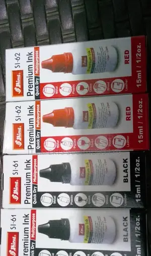 Shiny Premium Ink Black,red