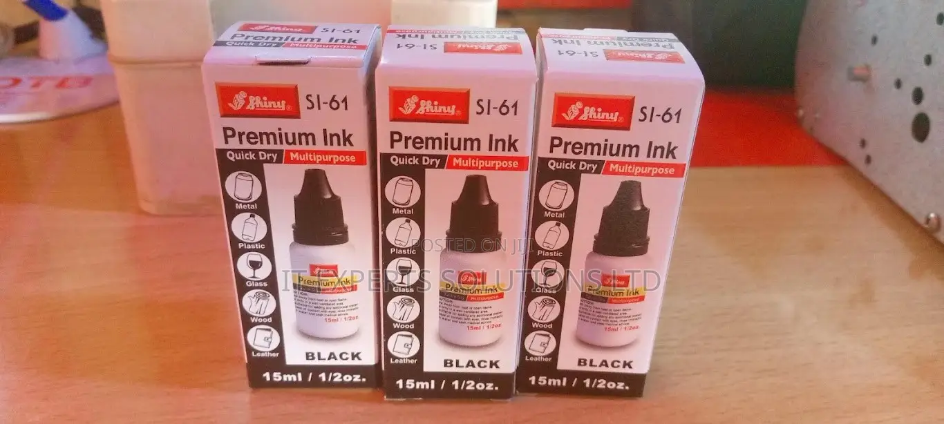 Premium Ink ( Shiny Brand) Black/Red