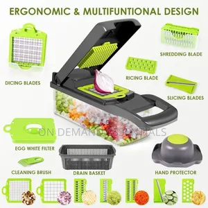 16pc Veggie Cutter Slicer Dicer Chopper