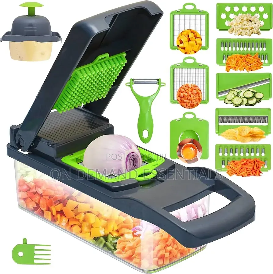 16pc Veggie Cutter Slicer Dicer Chopper