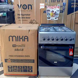 Mika 3 Gas + 1 Electric 58×58 Standing Cooker | Electric Oven