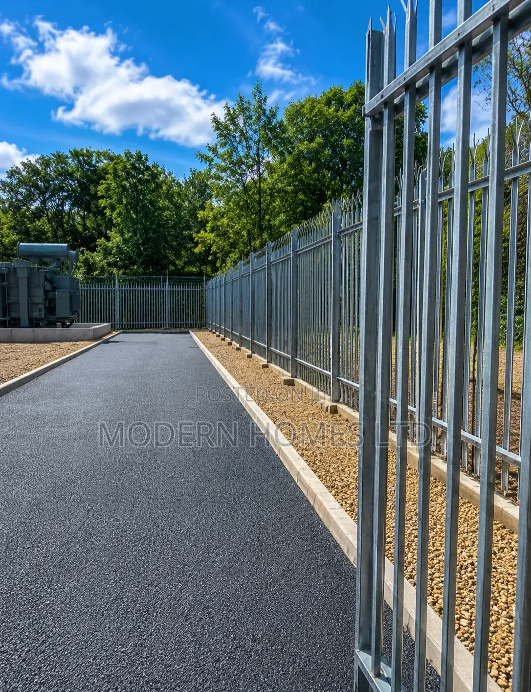 Steel Palisade Security Fence East Africa Strong, Durable Affordable