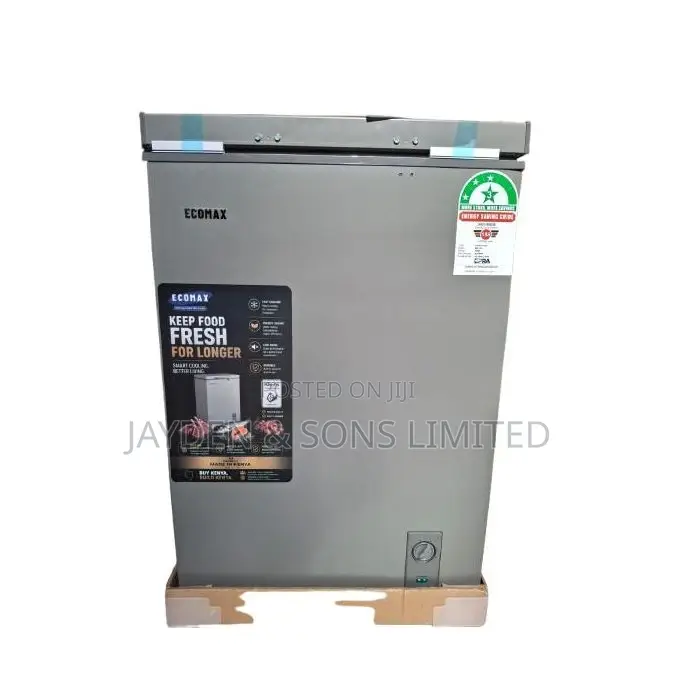 Ecomax 119L Chest Freezer + Free Fridge Guard