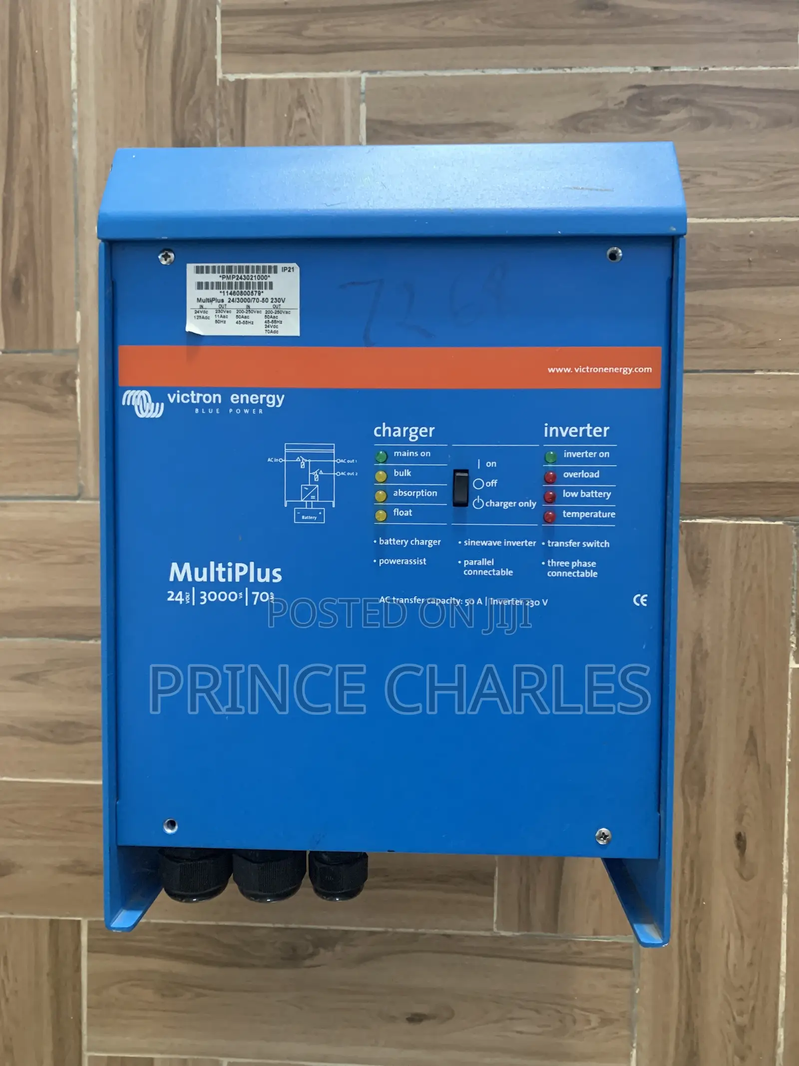 Victron Energy MultiPlus 24V 3000VA 70A Inverter/ Charger