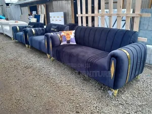 Navy Blue Sofa 3 Seater Sofa
