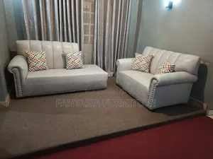 Cream 2-Seater Sofa