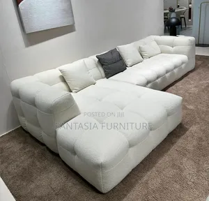 White Bubble Sofa, 5-Seater + L-Shaped/Corner Seat