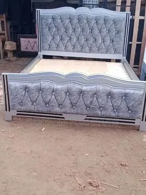 Silver Mocket Bed Size 5 by 6 + Free Delivery