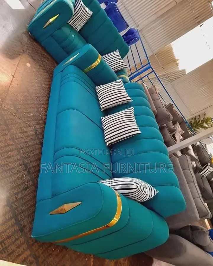 Teal Bubble Sofa 5-Seater + Free Delivery