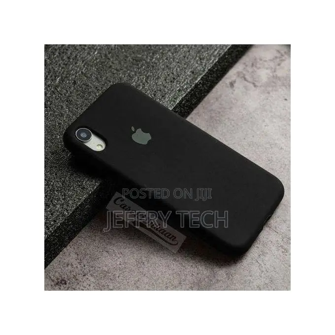 Soft Silicone Slim Fit Cover Shockproof Case for Apple iPhone XR - Bl