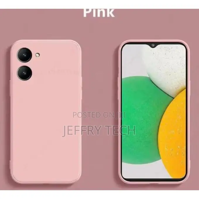 Soft Silicone Phone Case for Samsung Galaxy A06 Shockproof Anti - Pink