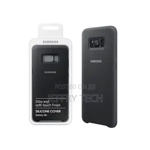 Soft Silicone Slim Fit Case for Samsung Galaxy S8 Plus - Black