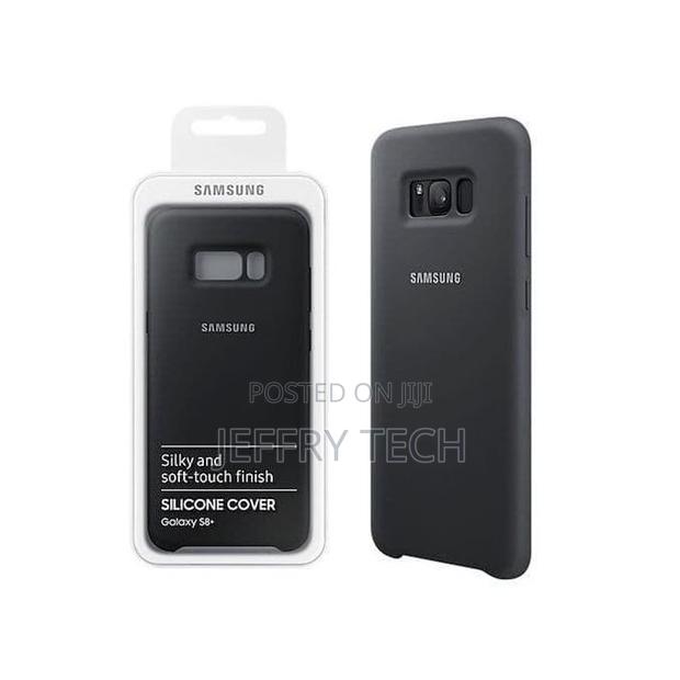 Soft Silicone Slim Fit Case for Samsung Galaxy S8 Plus - Black