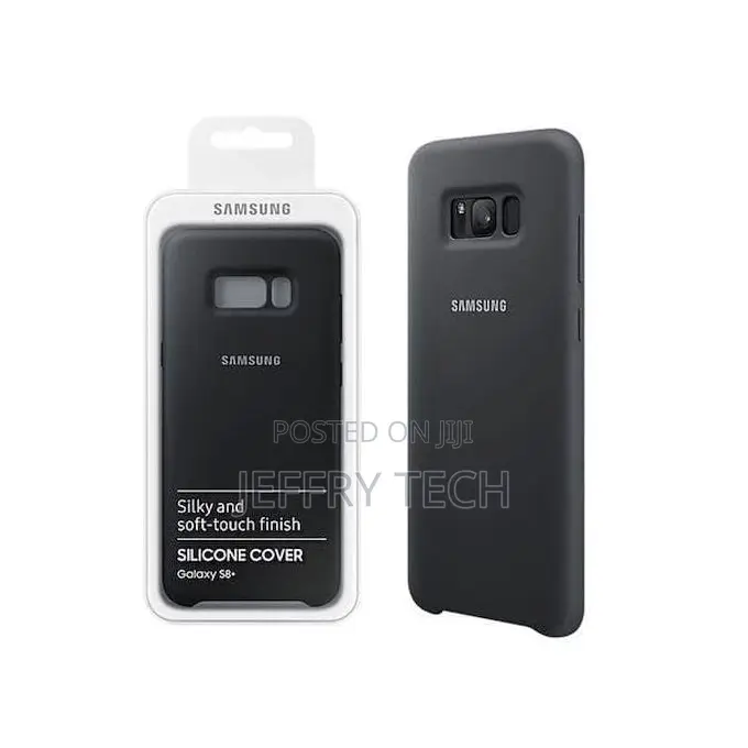 Soft Silicone Slim Fit Case for Samsung Galaxy S8 Plus - Black