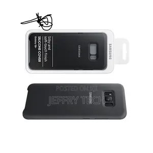 Soft Silicone Slim Fit Case for Samsung Galaxy S8 Plus - Black