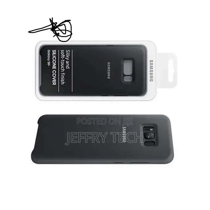 Soft Silicone Slim Fit Case for Samsung Galaxy S8 Plus - Black