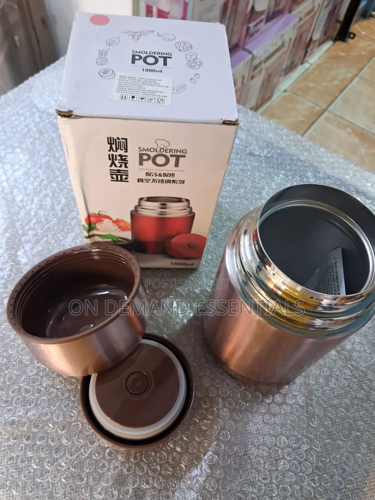 Smoldering Pot
Stainless Steel Vacuum Pot
1000ml