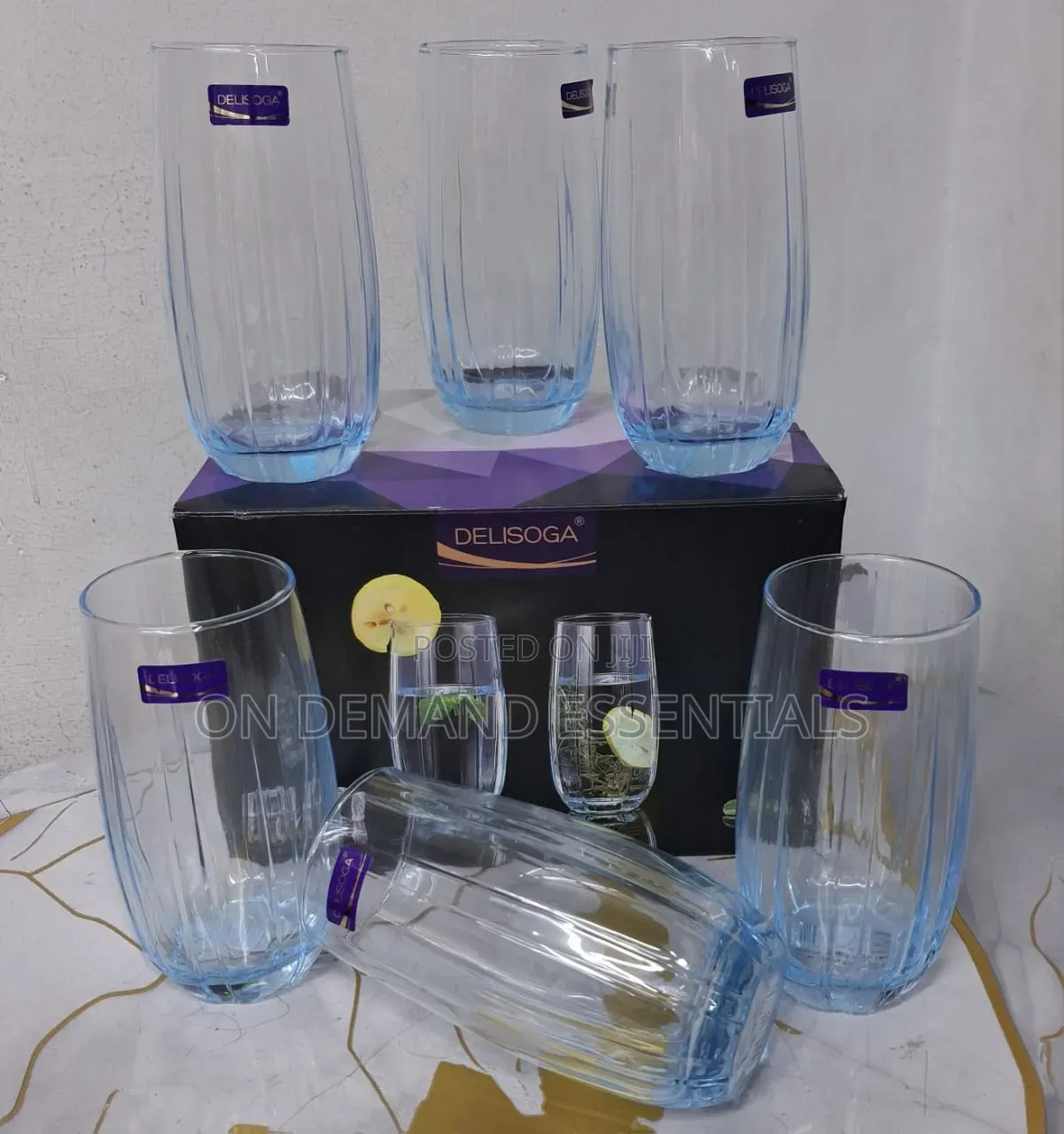 Deli Glassware 6pcs
Sky Blue Tumbler