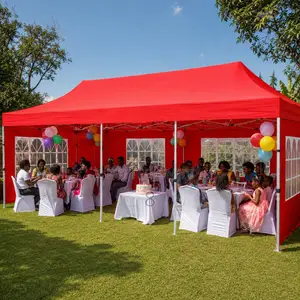 Heavy Duty Party Tent Gazebo With Side Covers