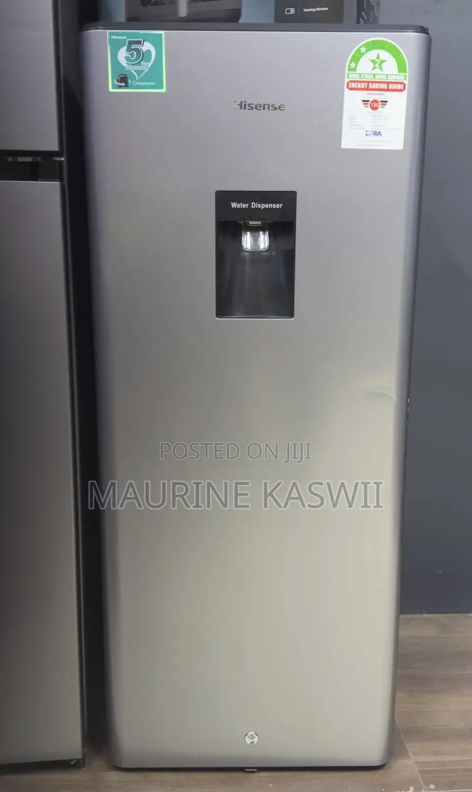 HISENSE 176liters With Water Dispenser Fridge