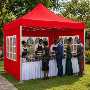 Heavy Duty Pop Up Gazebo Tent With Side Covers