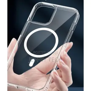 Clear Transparent MagSafe Silicone Case for iPhone 13 Mini – Shockprr
