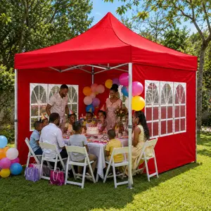 Portable Outdoor Gazebo With Side Covers
