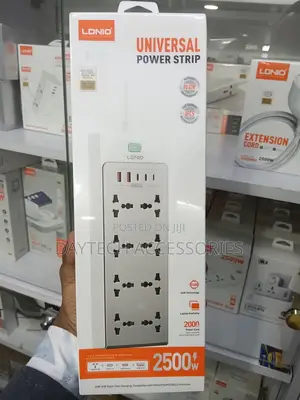 LDNIO SC4 65W PD GaN Desktop Power Strip 13 in 1 Multi Port 2500W
