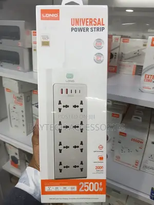 LDNIO SC4 65W PD GaN Desktop Power Strip 13 in 1 Multi Port 2500W