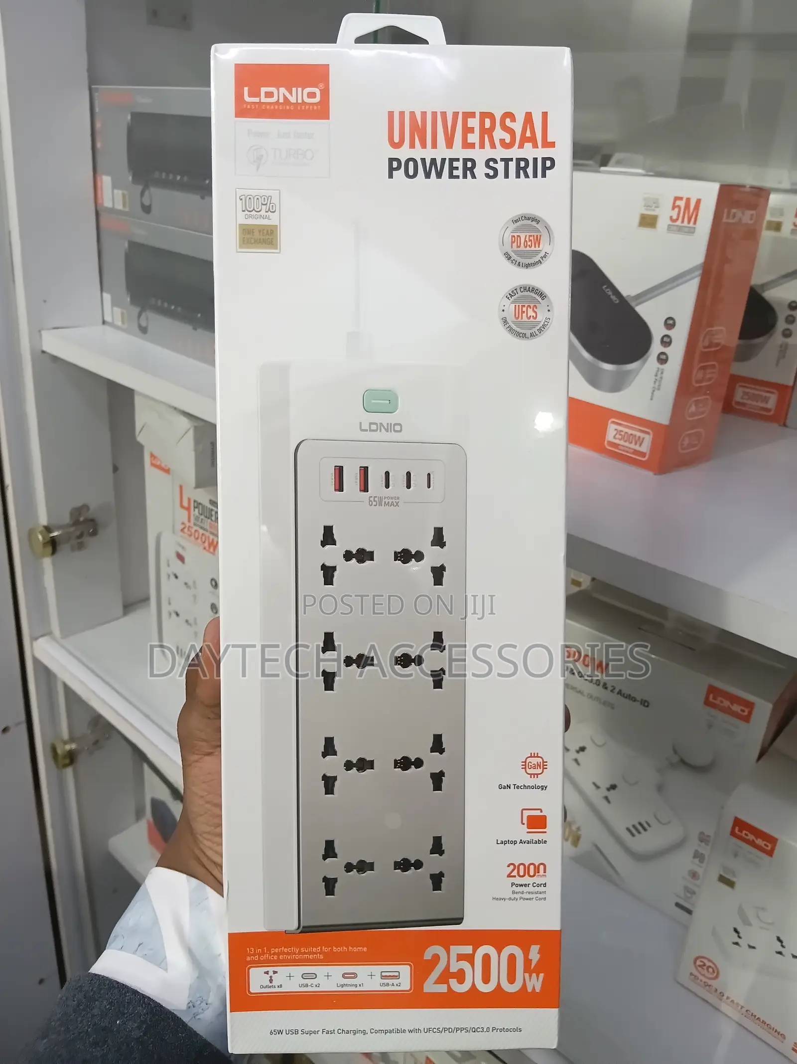 LDNIO SC4 65W PD GaN Power Strip 13-in-1 Fast Charging Extension Board