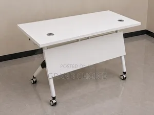 Modern Mobile Office Desk on Wheels