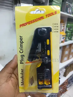 Pass Through RJ45 All-in-One Modular Ethernet Crimping Tool Cat5 Cat6