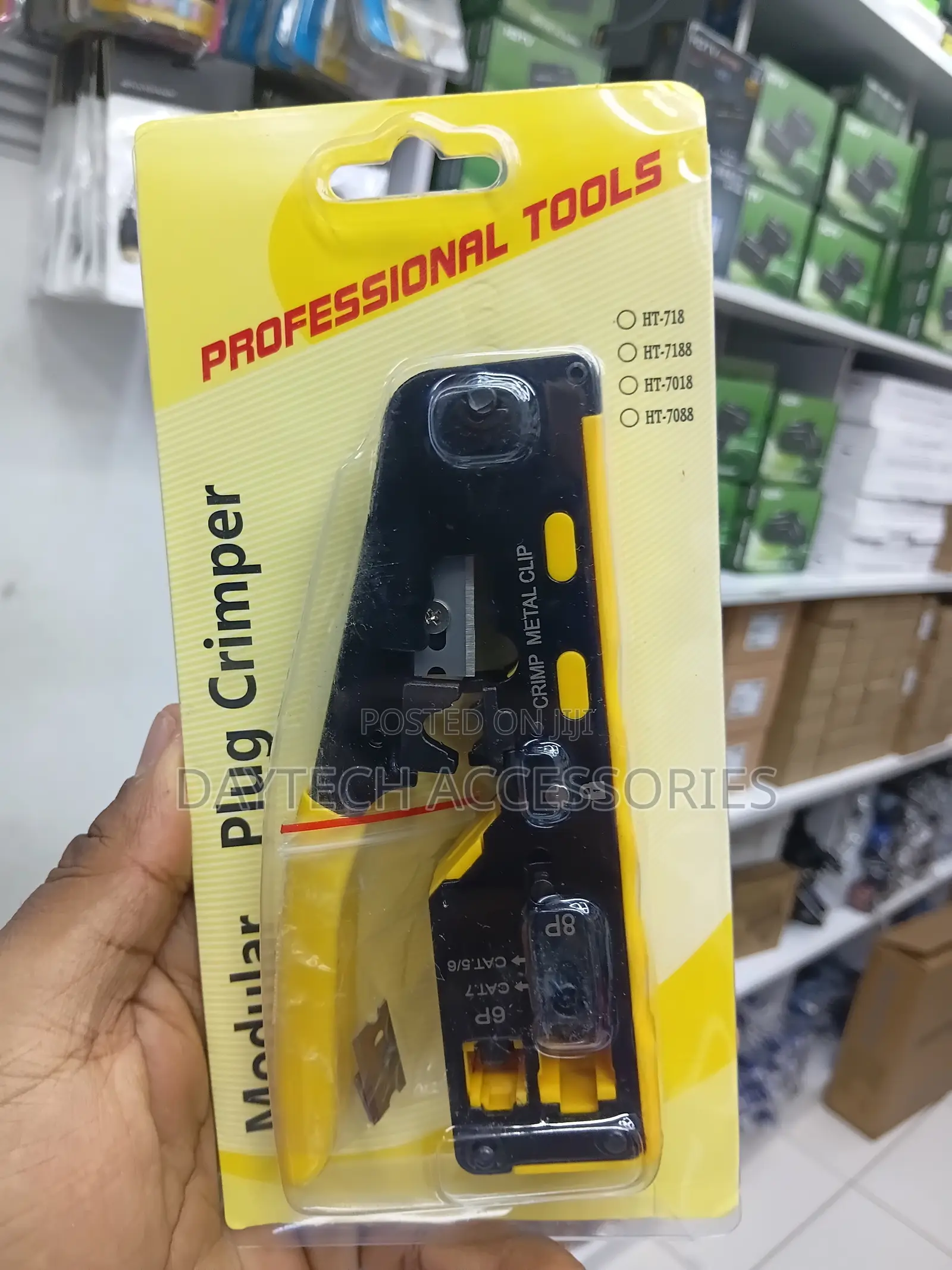 Pass Through RJ45 All-in-One Modular Ethernet Crimping Tool Cat5 Cat6